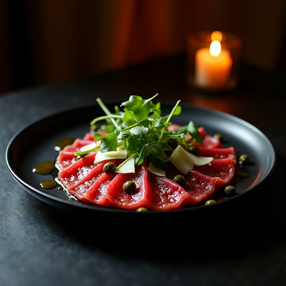 Carpaccio de res